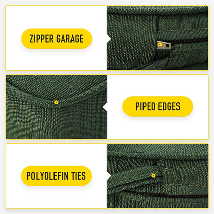 SUNROX Gel Memory Foam Chair Cushions, FadeShield Water-, Stain-Resistant Durable Reversible Seat Cushion Pads with Ties for Indoor/Outdoor Kitchen Dining Office, 19"x19", Set of 4, Heather Fern