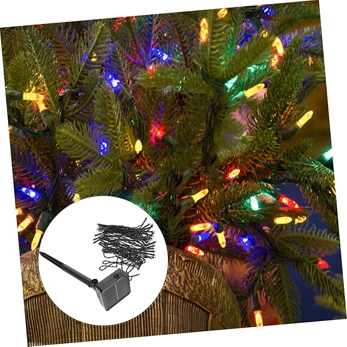 Solar String Lights Outdoor LED Solar Powered Garden Decor Warm White for Patio Fence Balcony for Use