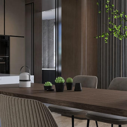 Fcacti 3 Inches Small Black Terracotta Pots with Saucer, 12 Pack 3" Terra Cotta Planter with Drainage Holes, Small Clay Flower Pots for Plants, Succulents, Crafts, Wedding Favor