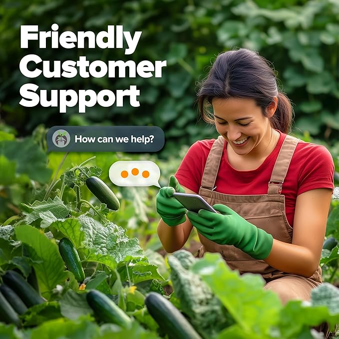 HOME GROWN 𝗨𝗦𝗔 𝗣𝗥𝗘𝗠𝗜𝗨𝗠 Persian Cucumber Seeds – 50+ Heirloom Non-GMO, High-Yielding Beit Alpha Variety | Fast Growing, Sweet Tender Skin, Home Vegetable Garden Seeds (Cucumis sativus)