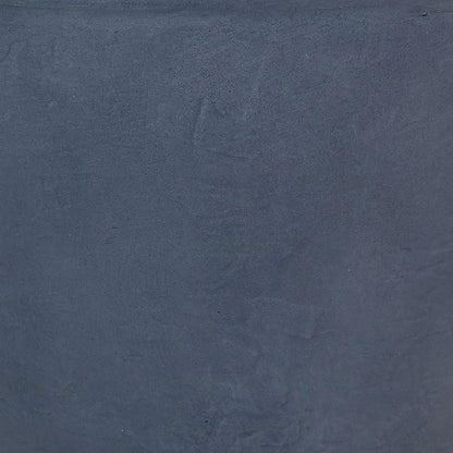 Sunnydaze 20-Inch Anjelica Large Plastic Pot for Plants - Outdoor Polyresin Round Planter with Drillable Drainage Holes - Slate