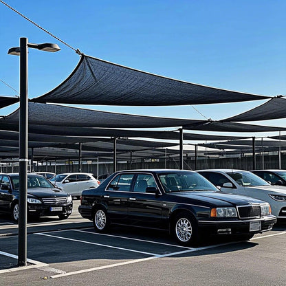 winemana 50% Black Shade Cloth, 3.3 x 10 FT Garden Mesh Tarp for Plants Heat Protection with Grommets, Sunshade Plant Cover for Greenhouse, Barns Kennel, Outdoor Netting Screens for Patio & Porch