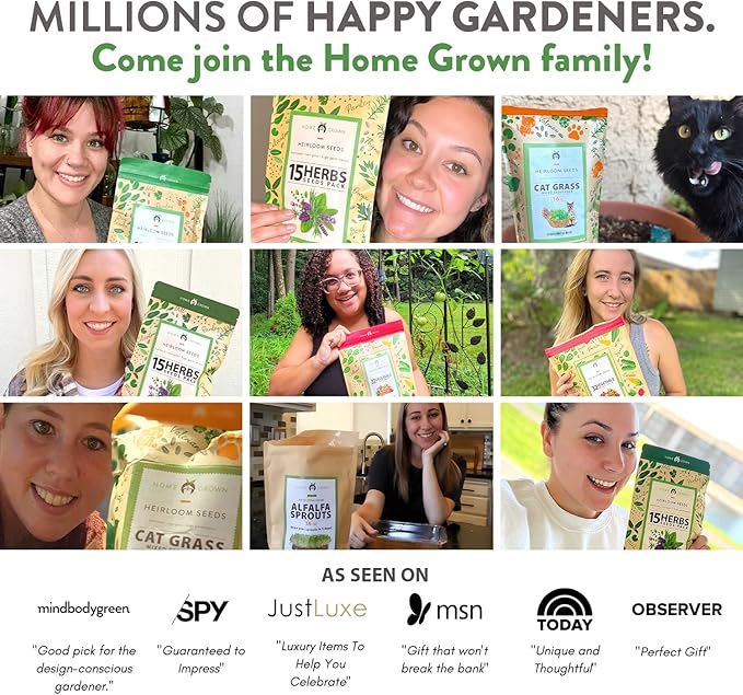 HOME GROWN Broccoli Seeds 8 oz - for Sprouting or Microgreens 𝗡𝗢𝗡-𝗚𝗠𝗢 𝗨𝗦𝗔-𝗦𝗢𝗨𝗥𝗖𝗘𝗗 High Germination Sprout Seeds Nutritious Micro Greens - Broccoli Sprouts in 5 days - Sulforaphane Rich