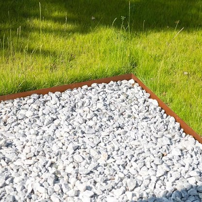 Corten Steel Landscape Edging Metal Garden Edging 40 Inch Strips Landscaping Steel 10 Inch Depth Garden Border Rusted Edge Flower Bed for Lawn Yard Outdoor Plant 6 pcs by GZGNEEVL