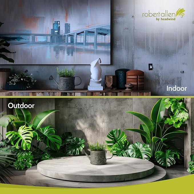 Headwind Countryside Collection - 6 Inch Smoky Grey Galvanized Plant Watering Can for Outdoor & Indoor - Vintage Metal Watering Can Outdoor Planter by Robert Allen