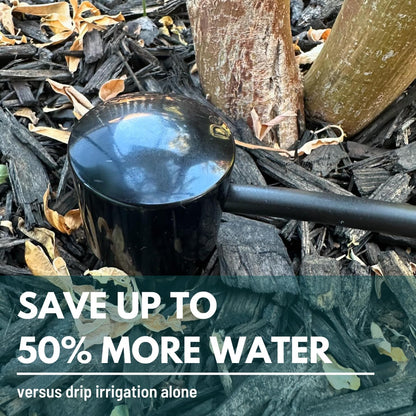 24" DEEP DRIP Watering Stake (3 Pack) (Black), 24GKDD