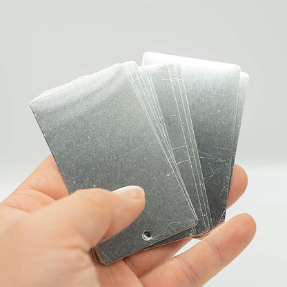 StayMax Aluminum Plant Label Tree Tags Garden Label Tag Outdoor Metal Label Stamping Blanks 25 Pack