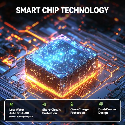 RAINPOINT Programmable Drip Irrigation System for Indoor Houseplant Up to 15 Plants, Compact Dual-Powered Vacation Automatic Plant Waterer Self Watering Device While Away Low Water Auto Shut-Off