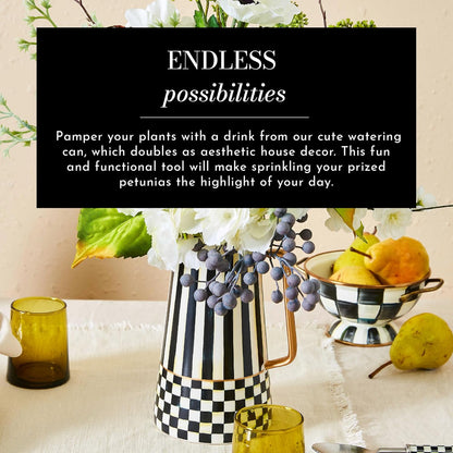 MACKENZIE-CHILDS Watering Can, Outdoor Galvanized Watering Can, Spectator