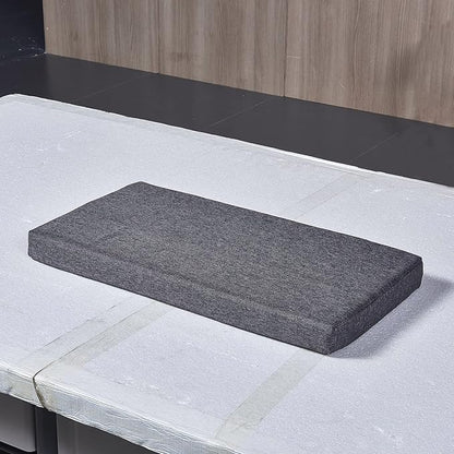Bench Seat Cushions Memory Foam Chair Pads Non-Slip Rubber Back Indoor Swing/Settee Cushion 44 x14 Inch, Grey
