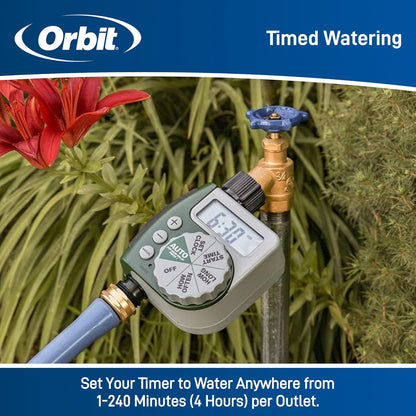 Orbit 62061Z 1-Outlet Programmable Digital Hose Watering timer
