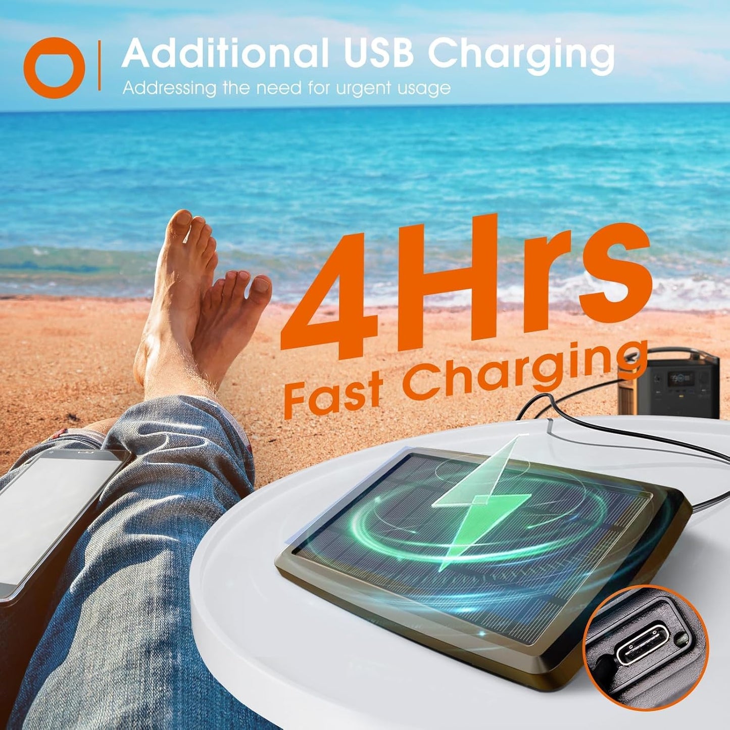 addlon 78(72+6) FT Solar String Lights Outdoor Waterproof with USB Port & Remote Control Solar Patio Lights Long Last for 20+Hrs Dimmable Solar Power LED Bulbs Hanging for Porch Garden Market Bistro