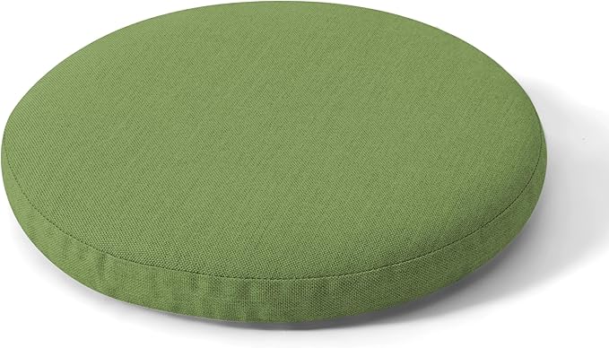 NUU GARDEN 3-Piece Patio Bistro Set Outdoor Cast Aluminum Bistro Table and Chairs Set of 2, Outdoor Patio Bistro Set with Umbrella Hole and Green Cushions for Patio Balcony, Black