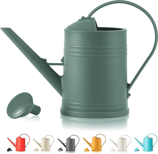 Plastic Indoor Watering Can with Sprinkler Head - 68 oz, 1/2 Gallon