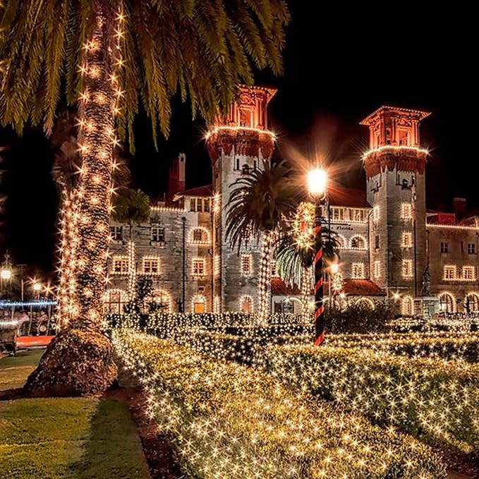 Dazzle Bright Battery Operated 50 LED Mini String Lights (Warm White, 1 Pack)