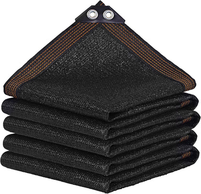 winemana Black Shade Cloth 90%, 8x10 FT Mesh Tarp - Garden Shade for Greenhouse, Patio, Vegetables, Plants Cover and Chicken Coops, Sun Shade Net for Outdoor Protection with Reinforced Grommets