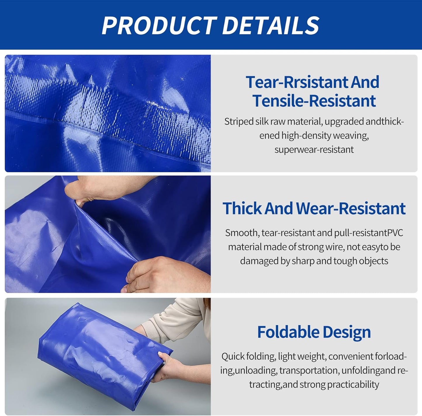 3000 L/792.5 gal Water Bladder Storage Containers, Foldable Portable Water Tank Large Capacity Soft Water Bag, Drought Resistance, Fire Prevention, Emergency Water