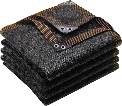 winemana Black Shade Cloth 50%, 5x20 FT Mesh Tarp - Garden Shade for Greenhouse, Patio, Vegetables, Plants Cover and Chicken Coops, Sun Shade Net for Outdoor Protection with Reinforced Grommets