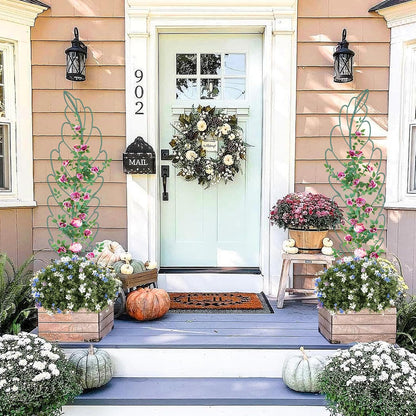 3 Pack 59x16in Metal Garden Trellis for Climbing Plants, Large Trellis for Climbing Plants Outdoor, Roses, Vegetables Vines Flowers Support, Large Decorative Outdoor Trellis