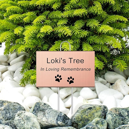 Landhoow 12 Pcs Large Garden Plant Markers Metal Plant Labels Sign 4'' x 6'' with 11'' Stake Weatherproof Waterproof Garden Sign for Outdoor Seedlings Herbs Vegetable Greenhouse, Rose Gold