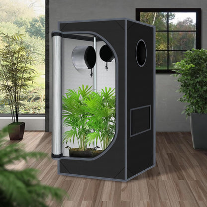 24"x24"x55" Grow Tent for Indoor Plants 600D Mylar Hydroponic High Reflective GrowTents for Plant Fruit Flower Veg Growing