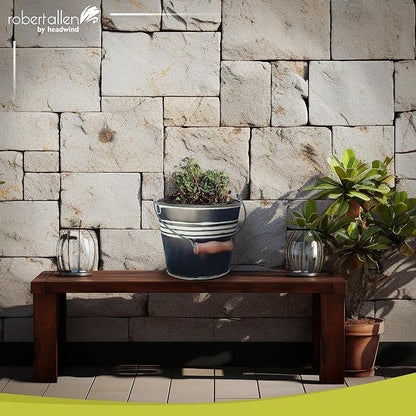 Headwind Vintage Collection - 6 Inch Charcoal Banded Planter with Handles – Galvanized Bucket Planter - Decorative Small Planters for Indoor Plants & Outdoor Use by Robert Allen