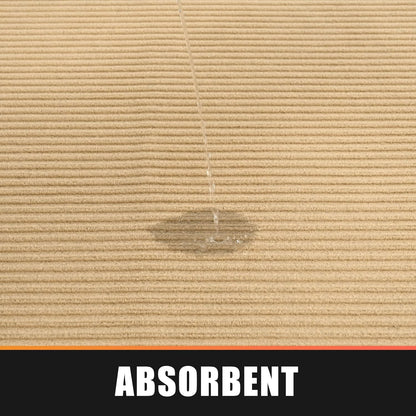 fani Heavy Duty Large Outdoor Indoor Entrance Black Doormat Waterproof Low Profile Entrance Rug Front Door Mat Patio Anti-Skid Rubber Back, 48x72 inch (Beige)