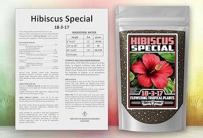 Fertilizer Commercial Grade | Tropical Flower Special 18-3-17 | 3 Pounds | Custom Professional Mix Blend | 90-Day, Buds & Blooms | Balanced NPK Formula for Hibiscus & Orchids | Controlled Release Feed