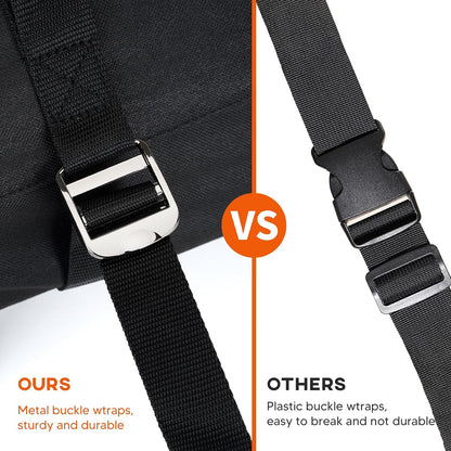 Onlyfire Chef Pizza Oven Cover for Ooni Karu 12, Outdoor Pizza Oven Protective Carry Cover, Heavy Duty Waterproof Weather Resistant Dust-Proof, Black