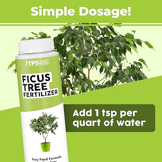 TPS NUTRIENTS Ficus Tree Fertilizer for All Ficus, Fig and Moraceae Plants, Liquid Plant Food 8 oz (250mL)