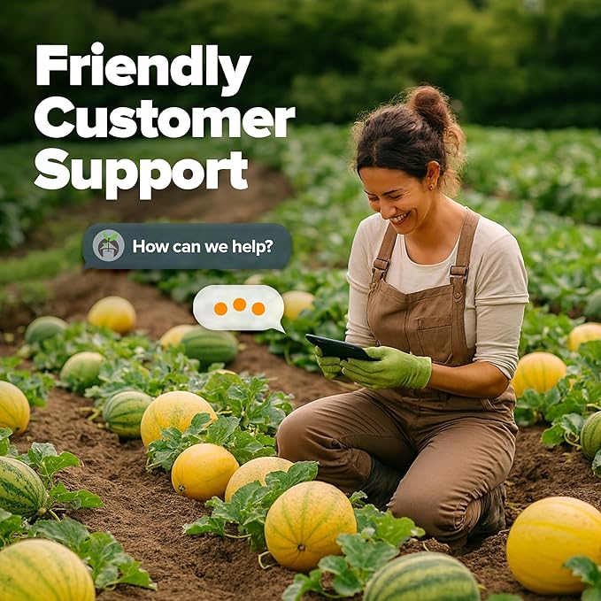 HOME GROWN 𝗨𝗦𝗔 𝗣𝗥𝗘𝗠𝗜𝗨𝗠 Melon Seeds Variety Pack 5 𝗡𝗢𝗡-𝗚𝗠𝗢 Heirloom Vegetable Seeds, Watermelon Cantaloupe Honeydew Sugar Baby & Melon, High Germination for Planting Home Garden Indoors