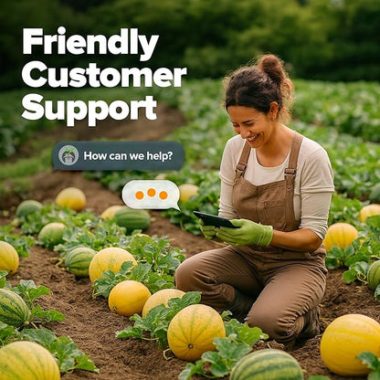 HOME GROWN 𝗨𝗦𝗔 𝗣𝗥𝗘𝗠𝗜𝗨𝗠 Melon Seeds Variety Pack 5 𝗡𝗢𝗡-𝗚𝗠𝗢 Heirloom Vegetable Seeds, Watermelon Cantaloupe Honeydew Sugar Baby & Melon, High Germination for Planting Home Garden Indoors