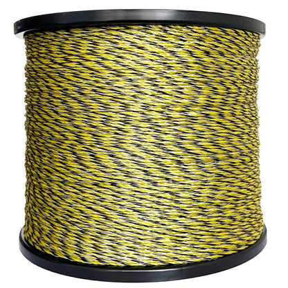 Upgraded Electric Fence Polywire 3366 Feet 1026 Meters, 6 Stainless Steel Strands for Reliable Conductivity and Rust Resistance, Portable Electric Fencing,UV, Rust Resistant
