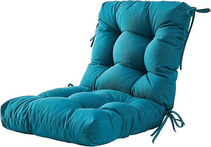 ARTPLAN All Weather Chair Outdoor Cushions Wicker Tufted Pillow with Back for Outdoor Furniture