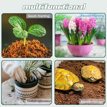 105 Pcs 30mm Compressed Coconut Coir Potting Soil,Coco Coir Pellets for Plants,Coco Fiber Pellets for Planting, Garden, Bonsai, Vegetables & Flower