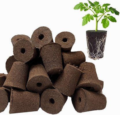 50 Pack Round hydroponic Growth Sponge, Suitable for Indoor and Outdoor hydroponic Gardens, Seed Germination, Plant Rooting, Vegetable Cultivation, Flower Arrangement