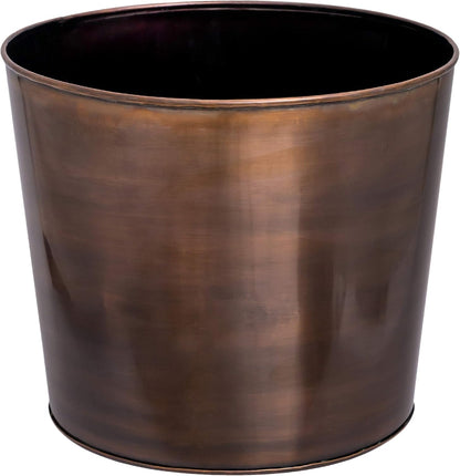 H Potter Large Tall Planter Pot Outdoor Indoor Copper Flower Decorative Weather Resistant Garden Deck Patio GAR568