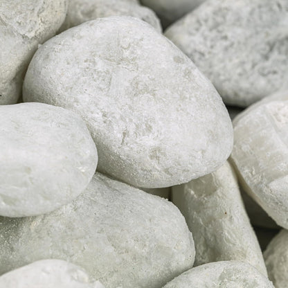 MSI Natural Decorative Tumbled White Pebbles, 1 Inch - 2 Inch, 40 lb. Bag