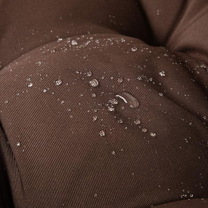 ARTPLAN All Weather Chair Outdoor Cushions Wicker Tufted Pillow with Back for Outdoor Furniture