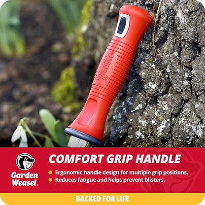 Garden Weasel Multi-Use Transplanter | Dig, Cultivate, Plant, Weed | Planting and Gardening Hand Digging Tool, Heavy Duty Trowel, Mini Gardening Shovel | 91360