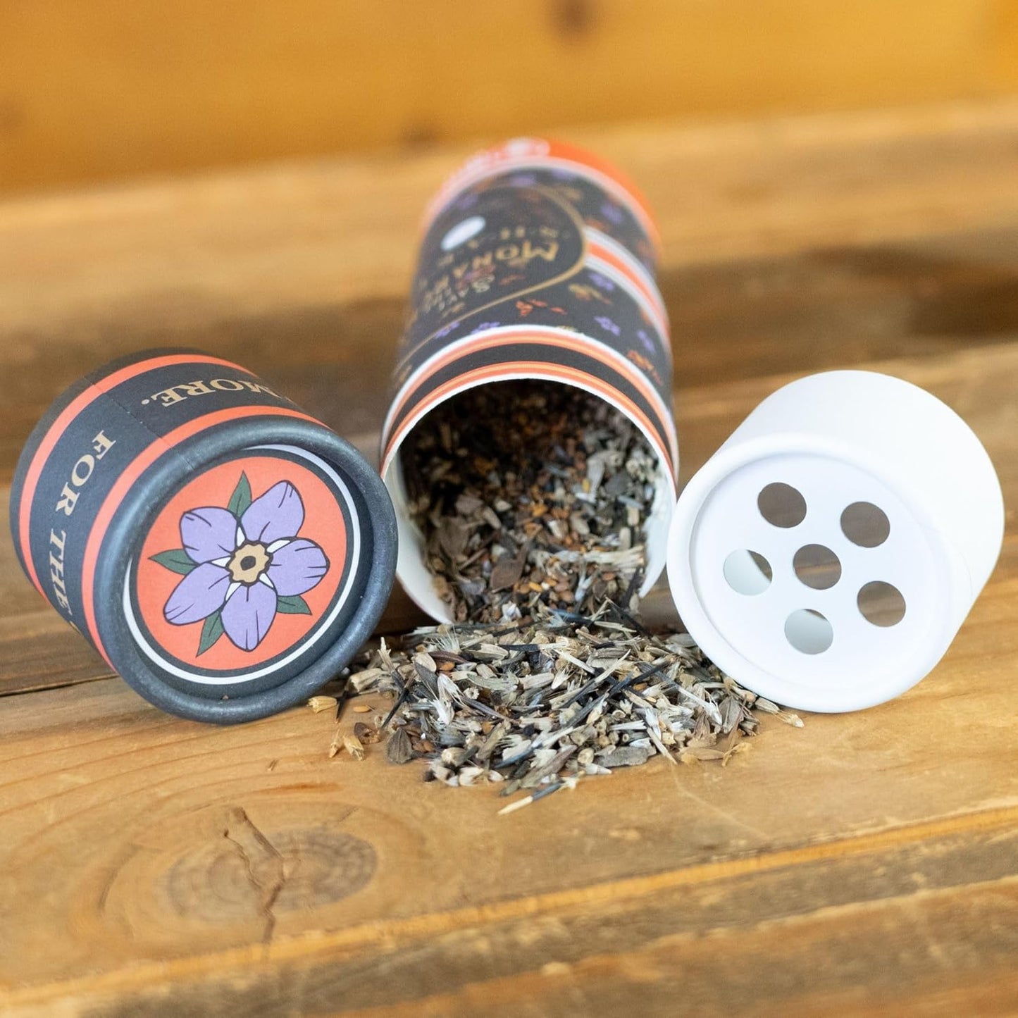 Save The Monarchs Wildflower Seed Shaker - 100,000+ Wild Flower Seeds for Planting - Beautiful Easy to Sow Seed Shaker - 13 Varieties to Attract Monarch Butterflies & Pollinators - Covers ~250 sq ft