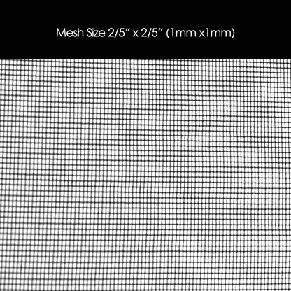 RESTCLOUD Mesh Plant Cover from Animals, Plant Netting Pest Guard Cover, Plant Tent Cage Pop-up with 4 Stakes for Vegetables, Fruits, Flowers (Black, 36 x 36 x 39 Inches)