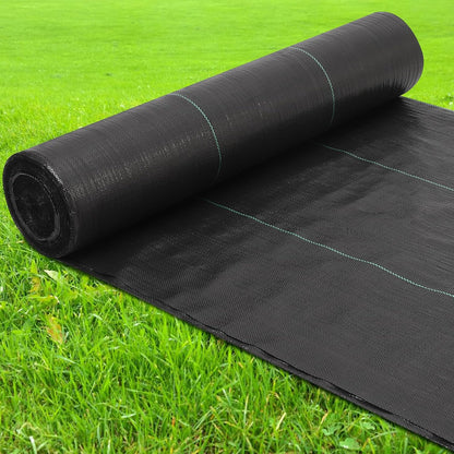 Towallmark Weed Barrier Landscape Fabric 3FTx300FT, Heavy Duty 3.2O Weed Block Gardening Ground Cover Mat, Weed Control Garden Cloth, Woven Geotextile Fabric for Underlayment, Driveway Fabric