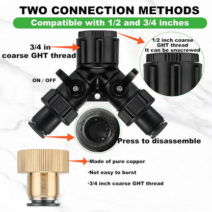 98 Ft Drip Irrigation System,360°Bendable Drip Irrigation Kit,25 Nozzles and 27 Quick Connectors,Automatic Garden Irrigation System,Adjustable Atomizing System for Plants, Greenhouse,Yard,Lawn