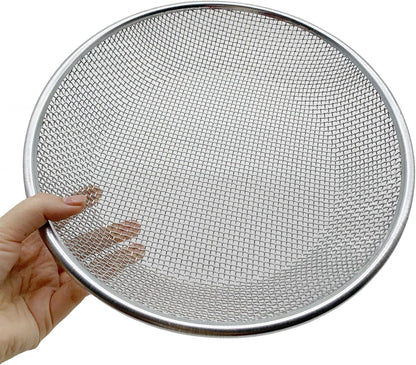 3 PCS Soil Sieve for Garen -12 inches Soil Sifter for Rocks Compost Suitable for 5 Gallon Drums 10mm，6mm，3mm