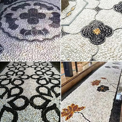 5LB Polished White River Rocks for Plants,1-2.2 Inch Polished Pebbles for Garden Decoration Stones for Landscaping Aquarium Fish Tank Succulents