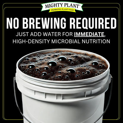 Organic Instant Compost Tea (5 oz) – Probiotic Plant Food Bloom Booster & Yield Booster for Hydroponics & All Gardening Types | Microbial Formula Converts Amino Acids for Enhanced Growth (5, Ounces)