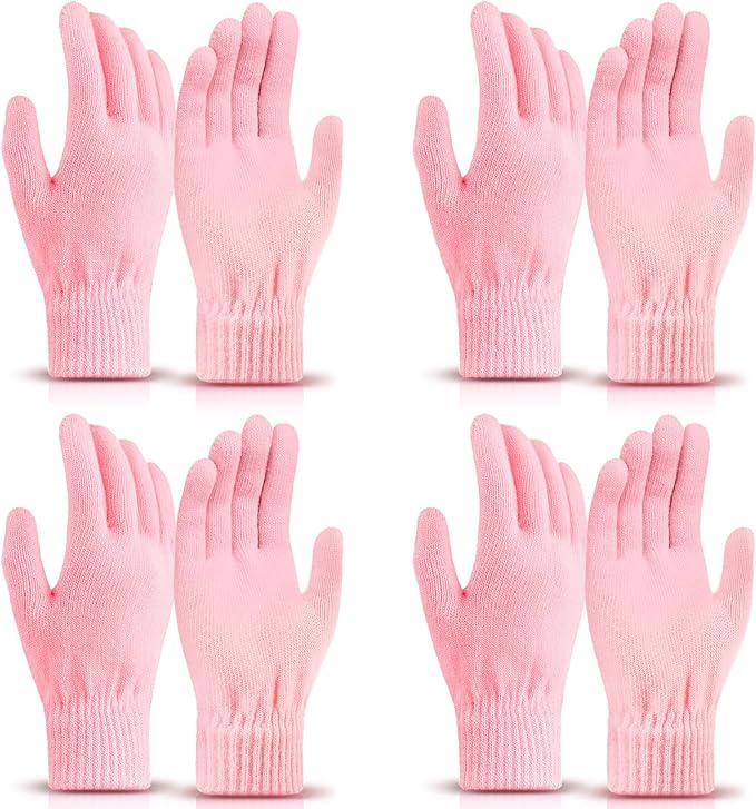 SATINIOR Magic Winter Gloves Unisex Gloves Knit Stretchy Mitten Full Fingers Warm Mitten for Men Women Sports