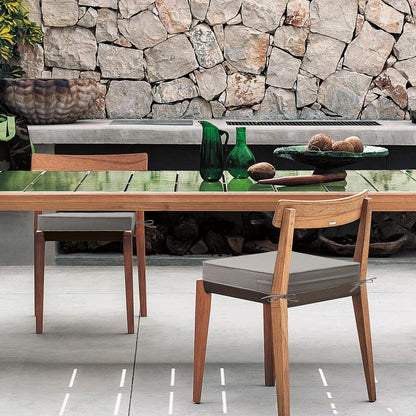 Sunbrella Square Corner Seat Cushions, 18.5" x 16" x 3", Set of 4, Indoor Outdoor Water Repellent Universal Chair Pads with Ties for Patio Furniture, Garden Dining Chairs, Specrtum Pebble