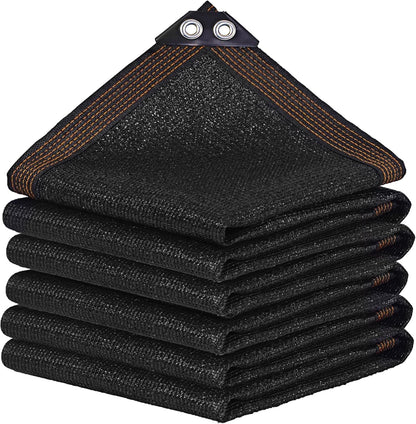 winemana Black Shade Cloth 90%, 8x20 FT Mesh Tarp - Garden Shade for Greenhouse, Patio, Vegetables, Plants Cover and Chicken Coops, Sun Shade Net for Outdoor Protection with Reinforced Grommets